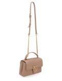 LOVE LADY PUFF MINI CL SHEEP NAPPA CHEVRON BAG PINKO 100044-A0GK-D01Q