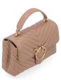 LOVE LADY PUFF MINI CL SHEEP NAPPA CHEVRON BAG PINKO 100044-A0GK-D01Q