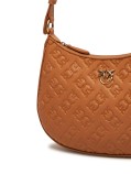 HALF MOON MINI FL VITELLO SETA LOGO BAG PINKO 102790-A1YB-C83Q