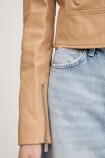 NEW SENSIBILE LEATHER JACKET PINKO 106247-A32I-D41