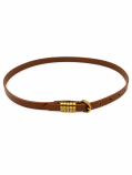 SADDLE BELT H1,2.LOW VITELLO LISCIO PINKO 105479-A1AC-M37Q