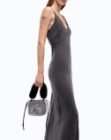 POUCH FULL STRASS/IMITATIONFUR BAG PINKO 107635-A3M9-Z99Y